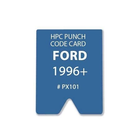 HPC HPC: HPC FORD 8 CUT / PUNCH CARD PX101 HPC-CARD-PX101